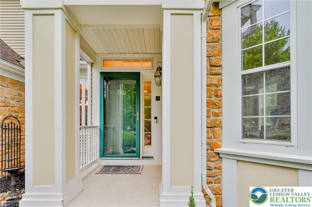 780 Ramblewood Dr, Forks Twp, PA 18040 - property entrance with stone siding