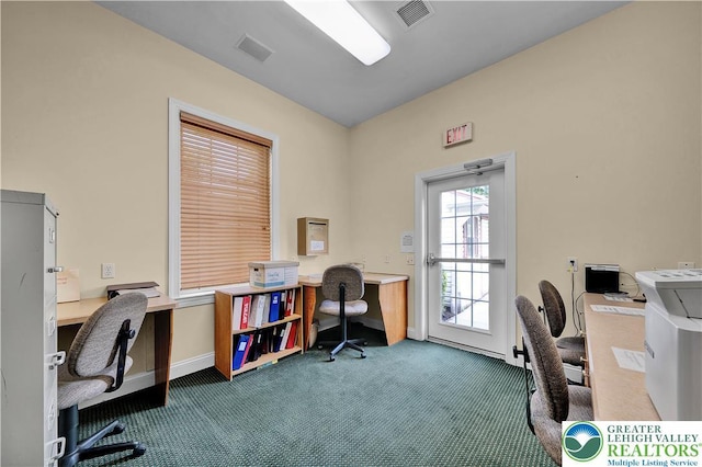 4693 Bluegrass Ln, Lower Macungie Twp, PA 18062 - home office with carpet flooring and baseboards