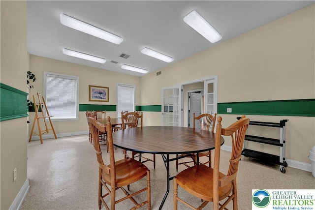 4693 Bluegrass Ln, Lower Macungie Twp, PA 18062 - dining space featuring baseboards