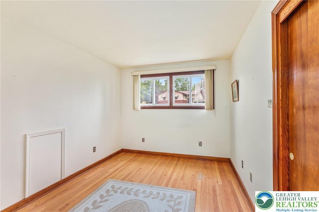 194 Gallagher Rd, Whitehall Twp, PA 18052 - spare room with light wood-style floors and baseboards