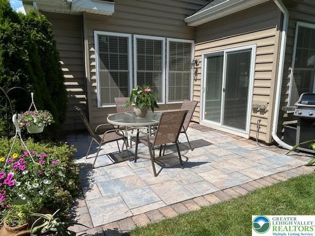 1051 Resolution Dr, Hanover Twp, PA 18017 - view of patio with outdoor dining area and a grill