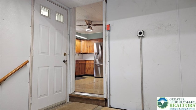 532 Oakwood St, Palmer Twp, PA 18045 - interior space with a ceiling fan