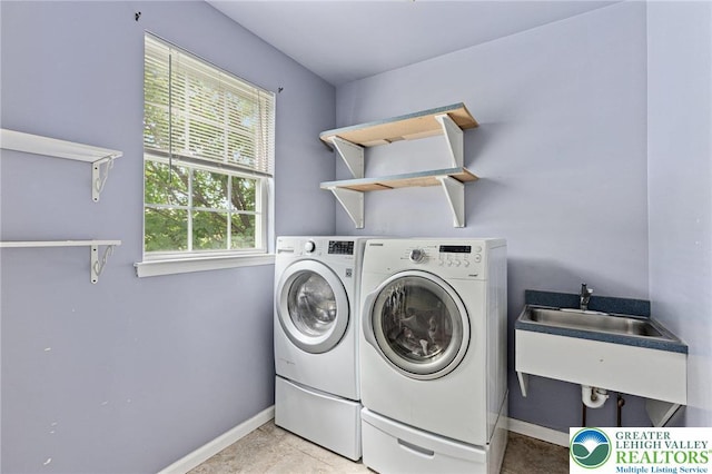 6841 Stone Croft Cir, Macungie Boro, PA 18062 - washroom featuring separate washer and dryer