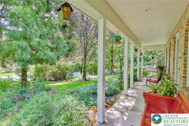3745 Orefield Rd, South Whitehall Twp, PA 18104 - view of yard with covered porch