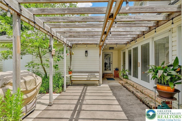 3745 Orefield Rd, South Whitehall Twp, PA 18104 - view of patio with a pergola