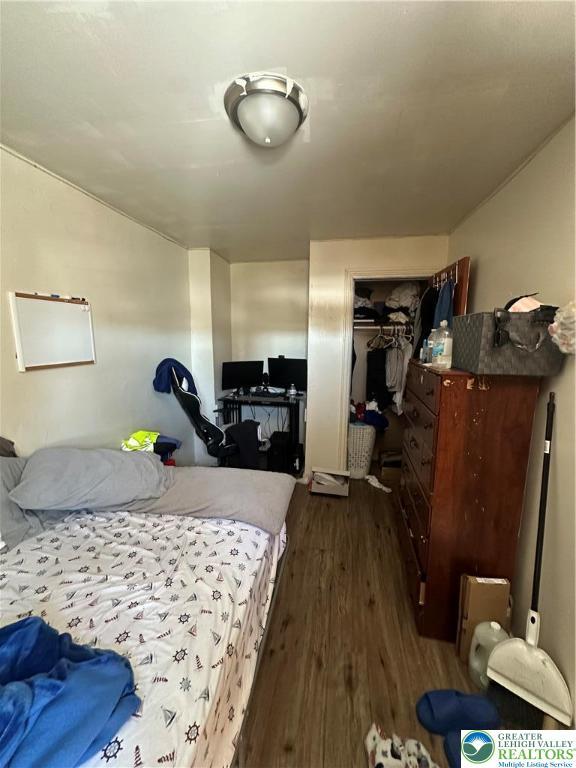 172 Tilghman St, Allentown City, PA 18102 - bedroom featuring dark wood-style floors