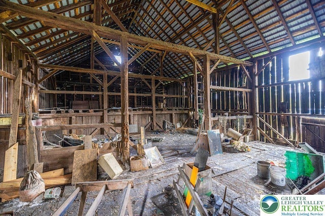 909 Interchange Rd, Polk Twp, PA 18333 - misc room with lofted ceiling
