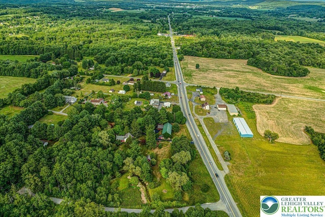 909 Interchange Rd, Polk Twp, PA 18333 - aerial view of a heavily wooded area