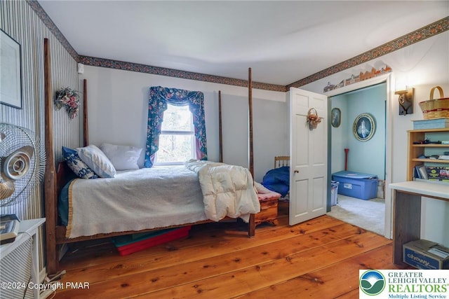 909 Interchange Rd, Polk Twp, PA 18333 - bedroom featuring wood-type flooring