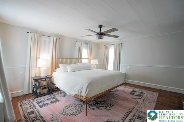 11 11 Ave, D, PA 17972 - bedroom featuring wood finished floors and a ceiling fan