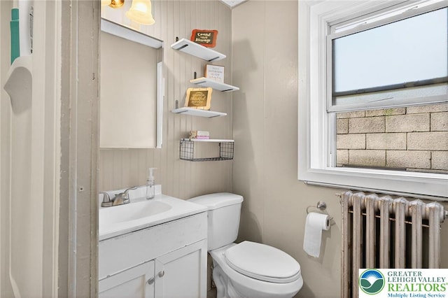 624 N Maxwell St, Allentown City, PA 18109 - half bathroom with radiator and vanity