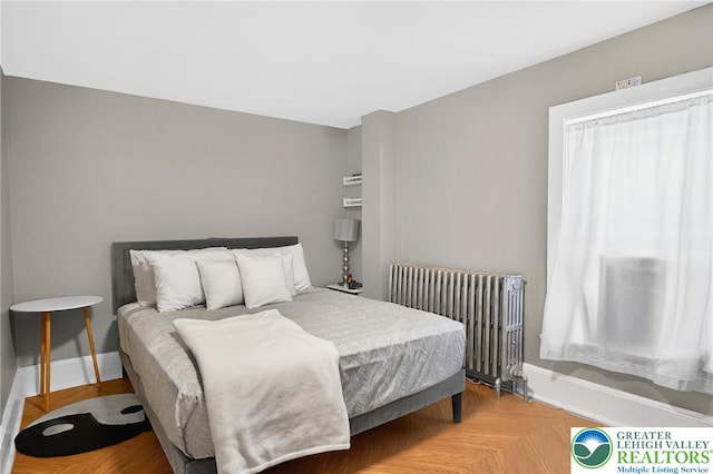 624 N Maxwell St, Allentown City, PA 18109 - bedroom featuring radiator and baseboards