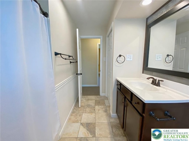 3111 Pheasant Dr, Moore Twp, PA 18067 - full bath with vanity and baseboards