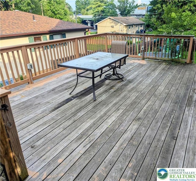 2816 W Columbia St, South Whitehall Twp, PA 18104 - deck featuring outdoor dining area