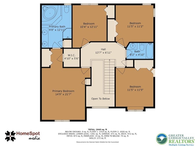 6242 Domarray St, Upper Saucon Twp, PA 18036 - view of floor plan / room layout