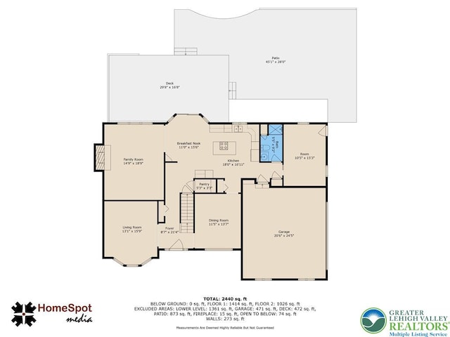 6242 Domarray St, Upper Saucon Twp, PA 18036 - view of property floor plan