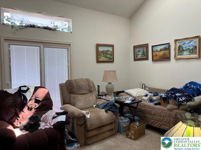 255 Ridings Cir, Macungie Boro, PA 18062 - living room with carpet flooring