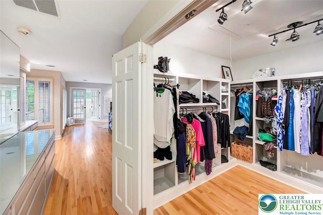 938 Meadow Cir, Bethlehem City, PA 18017 - spacious closet with wood finished floors