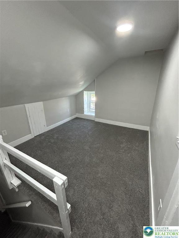 230 White St, Lehighton Boro, PA 18235 - additional living space featuring lofted ceiling and carpet floors