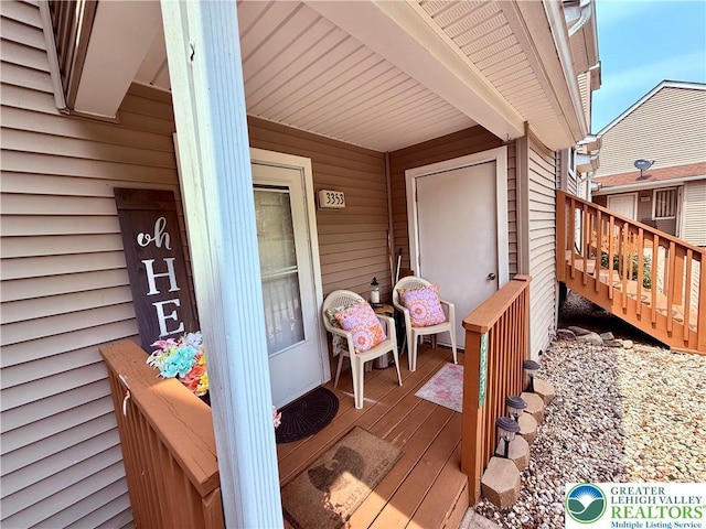 3353 Windermere Dr, Lehman Twp, PA 18324 - view of deck