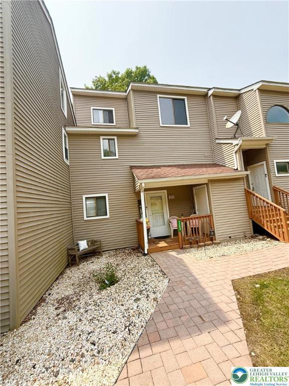 3353 Windermere Dr, Lehman Twp, PA 18324 - back of house with covered porch