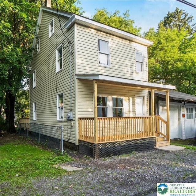 226 Fern St, Jim Thorpe Boro, PA 18229 - view of front of house with a chimney