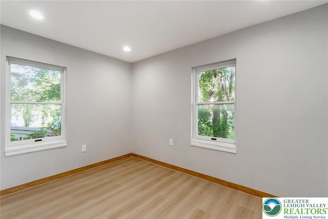 226 Fern St, Jim Thorpe Boro, PA 18229 - spare room with light wood-style floors and recessed lighting