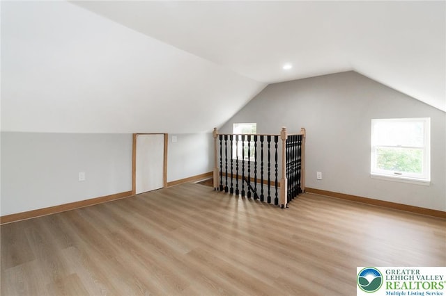 226 Fern St, Jim Thorpe Boro, PA 18229 - bonus room featuring light wood finished floors and vaulted ceiling