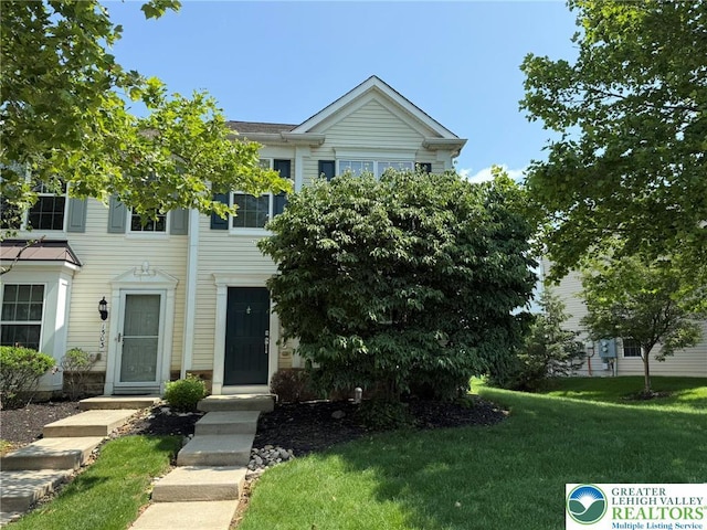 1499 Artisan Ct, Upper Macungie Twp, PA 18031 - view of front facade featuring a front lawn