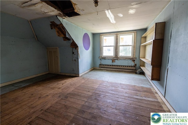 4220 Bethlehem Pike, Hilltown Twp, PA 18969 - bonus room featuring light wood-type flooring and a baseboard radiator