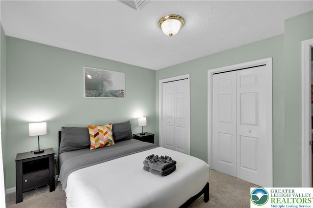 672 Clearview St, Tobyhanna Twp, PA 18334 - carpeted bedroom with multiple closets