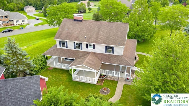 6513 Station Vw, Upper Milford Twp, PA 18092 - aerial view of property and surrounding area