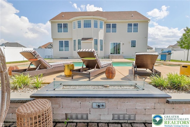 249 Danbury Dr, Upper Nazareth Twp, PA 18064 - back of house featuring a patio area