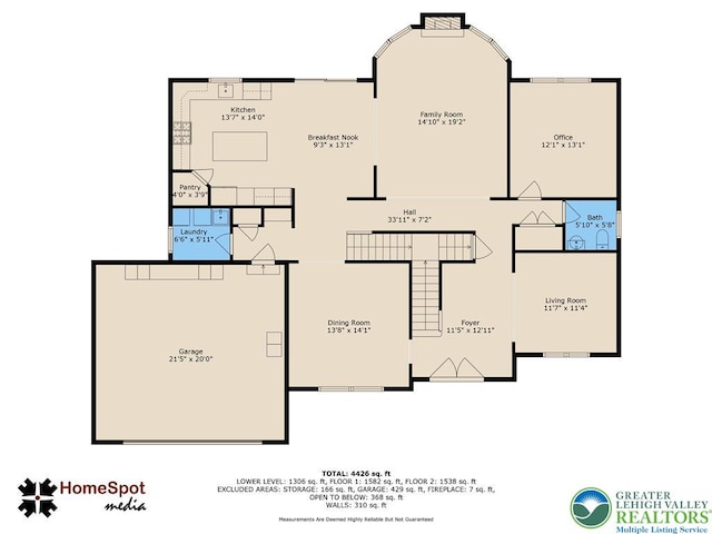 249 Danbury Dr, Upper Nazareth Twp, PA 18064 - view of floor plan / room layout