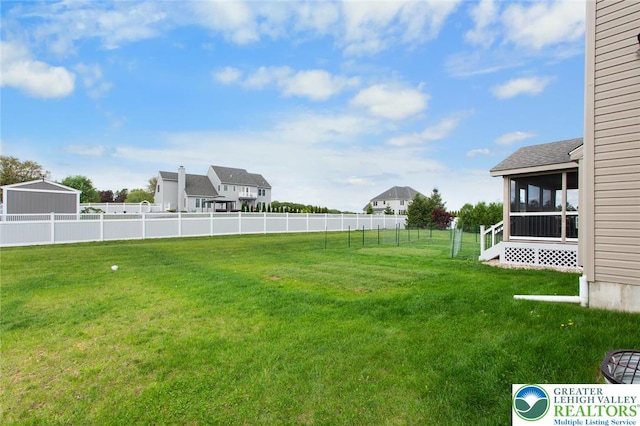 237 Danbury Dr, Upper Nazareth Twp, PA 18064 - view of yard featuring a sunroom
