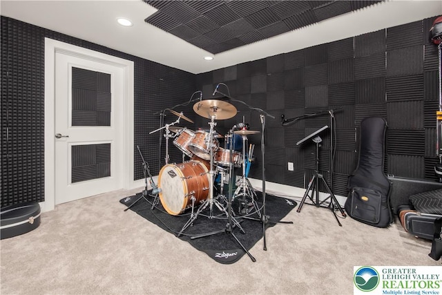 5635 Saucon Ridge Rd, Upper Saucon Twp, PA 18036 - playroom with carpet and recessed lighting