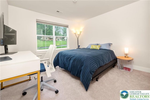 5635 Saucon Ridge Rd, Upper Saucon Twp, PA 18036 - bedroom with light carpet and an office area