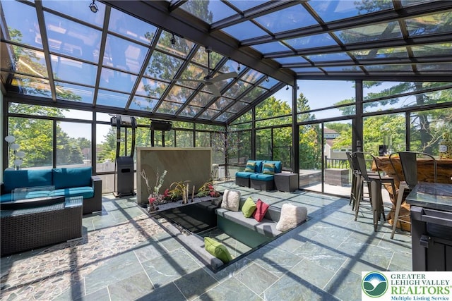 1488 Shelburne Ct, South Whitehall Twp, PA 18104 - view of patio / terrace with an outdoor living space