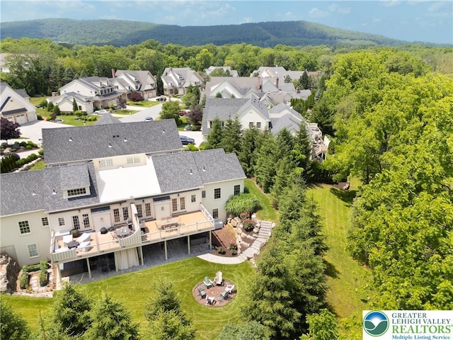 2063 Forge Run, Bethlehem City, PA 18015 - aerial view of residential area featuring a forest