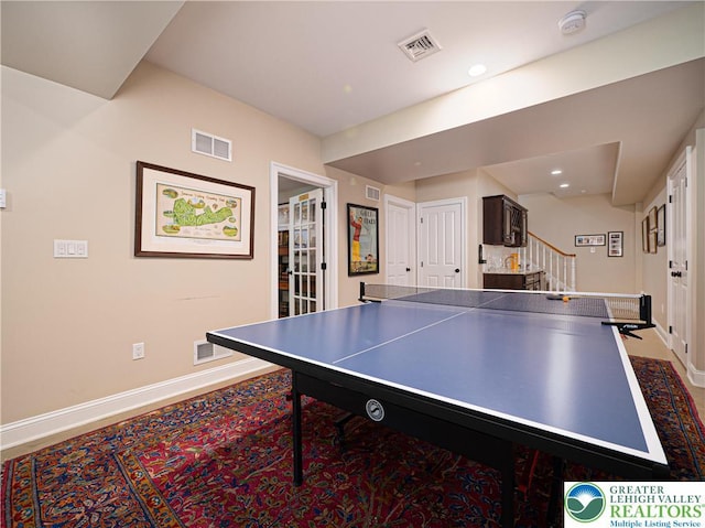 2063 Forge Run, Bethlehem City, PA 18015 - game room featuring baseboards and recessed lighting
