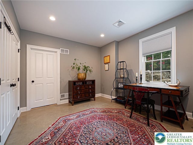 2063 Forge Run, Bethlehem City, PA 18015 - office area with baseboards and recessed lighting