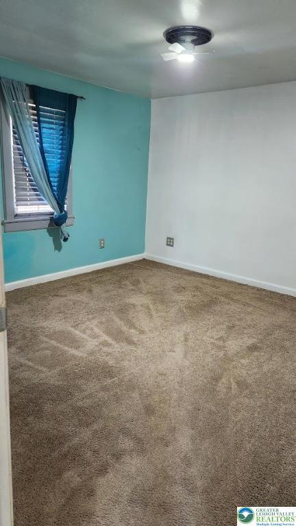 3807 Teak Dr, Lehigh Twp, PA 18067 - carpeted spare room featuring baseboards