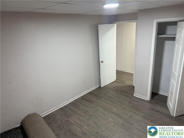 539 Atlantic Unit 3, Bethlehem Twp, PA 18015 - unfurnished bedroom featuring wood finished floors and a closet