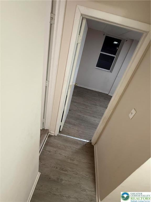 539 Atlantic Unit 3, Bethlehem Twp, PA 18015 - hall with dark wood finished floors
