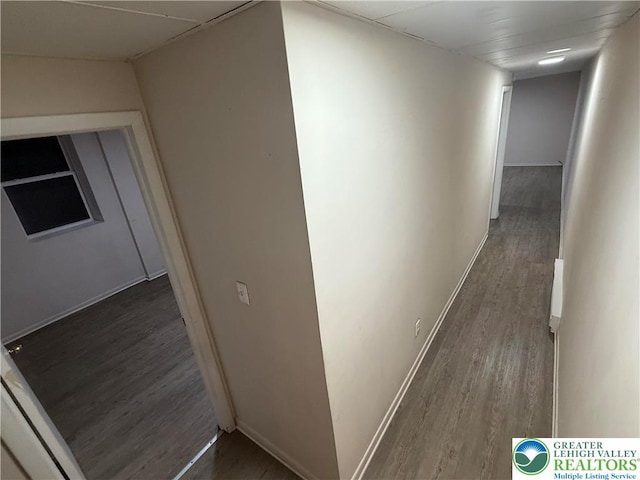 539 Atlantic Unit 3, Bethlehem Twp, PA 18015 - hallway with wood finished floors and baseboards