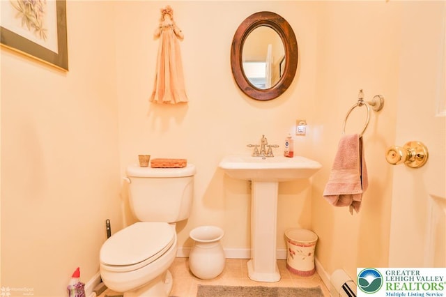 142 Hickory Ln, Chestnuthill Twp, PA 18353 - bathroom featuring tile patterned flooring and toilet