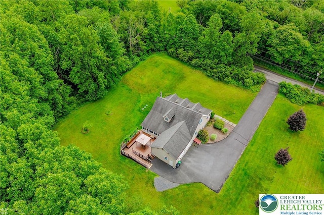 142 Hickory Ln, Chestnuthill Twp, PA 18353 - view from above of property