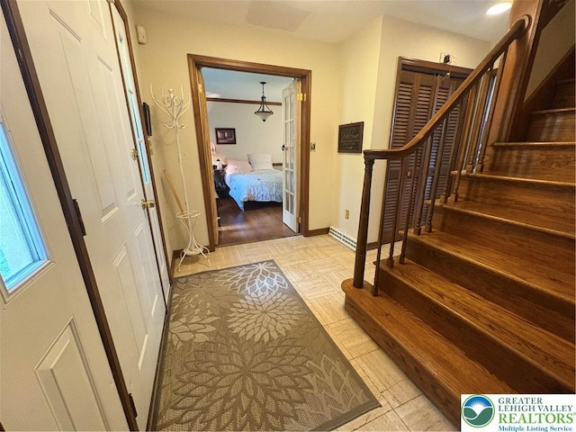 4804 Parkview Dr S, Lower Macungie Twp, PA 18049 - foyer entrance with baseboards and stairs