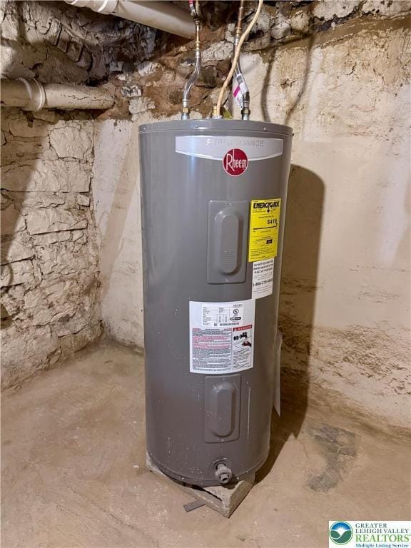 115 W Frankford St, Bethlehem City, PA 18018 - utility room featuring electric water heater