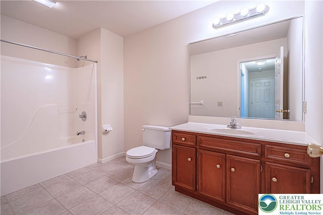 26 Chestnut Commons Ct, Easton, PA 18040 - full bathroom with vanity, bathtub / shower combination, and tile patterned floors